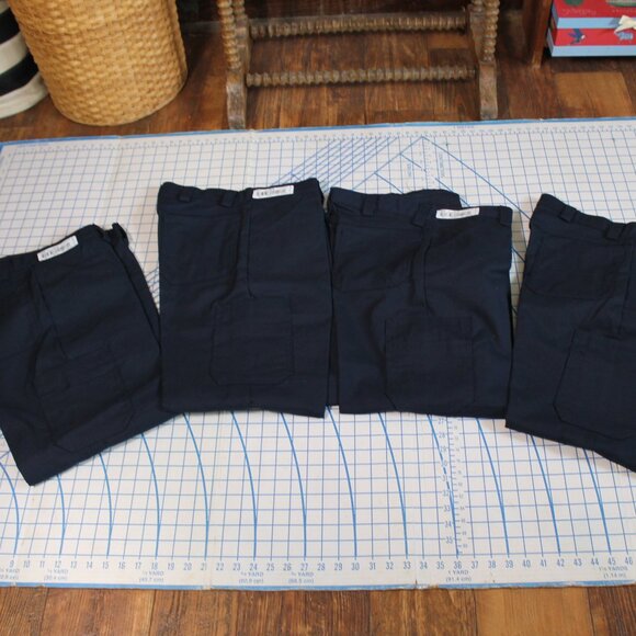 Lot of 4 Red Kap Industrial Work Cargo Pants, Navy Blue, NWT - Picture 1 of 11